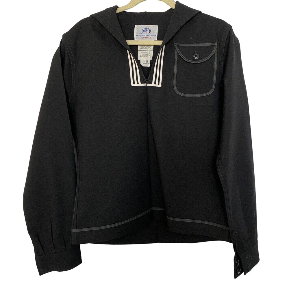 DSCP Quarterdeck Collection Mens Navy Blue Dress Jumper - Size 40R